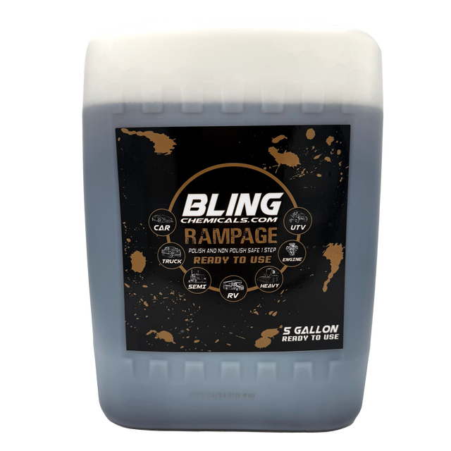 Rampage One-step car and truck wash polish safe – Bling Chemicals